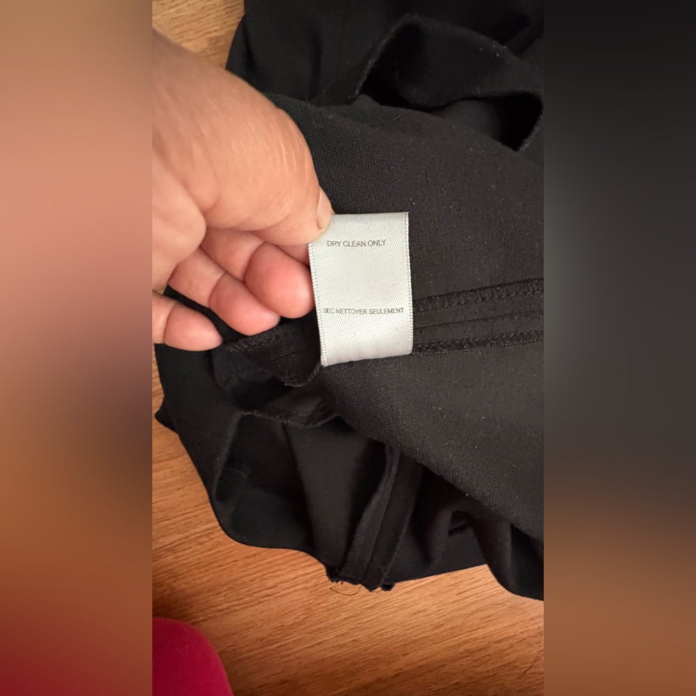 Rebecca Taylor Black Mini Dress with Zipper Details - Picture 9 of 10